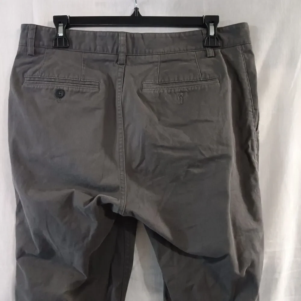 Spoke London Men's Heroes Build C Chino Pants Gray Size 31 x 30 - Picture 3 of 9